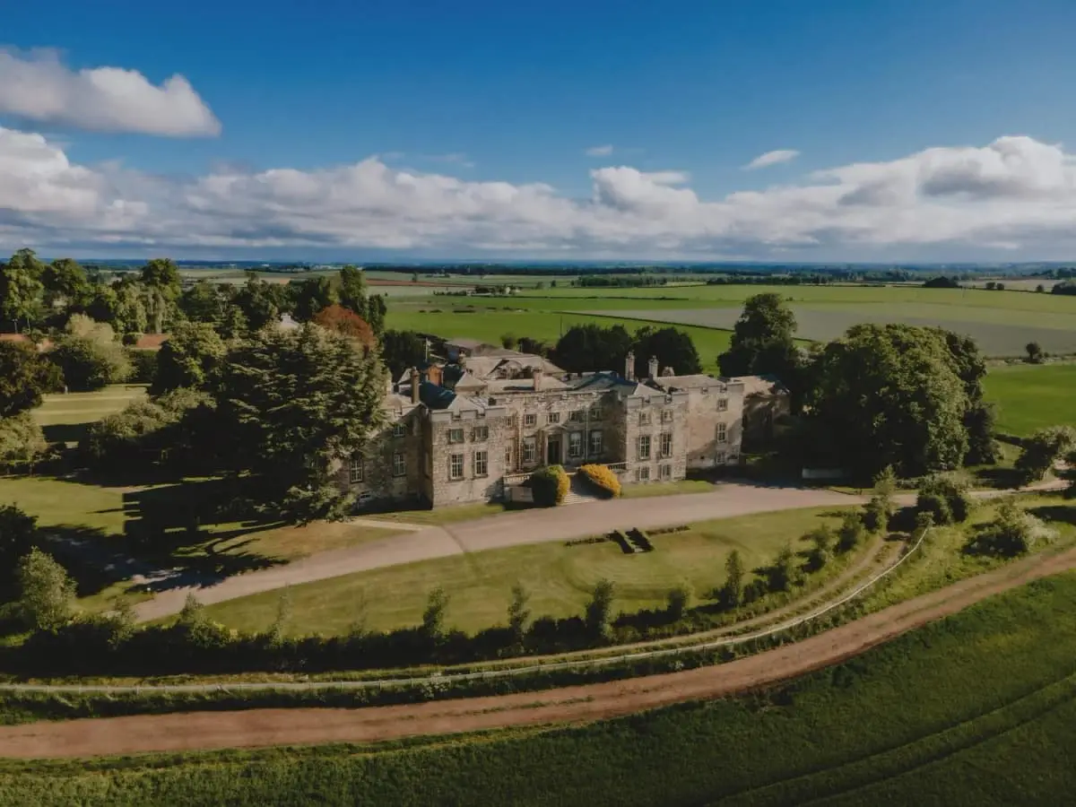 Claire and David's wedding at Hazlewood Castle, Tadcaster