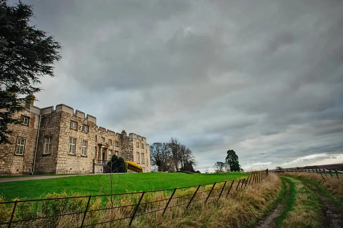 Helen and Simon's November wedding at Hazlewood Castle, York
