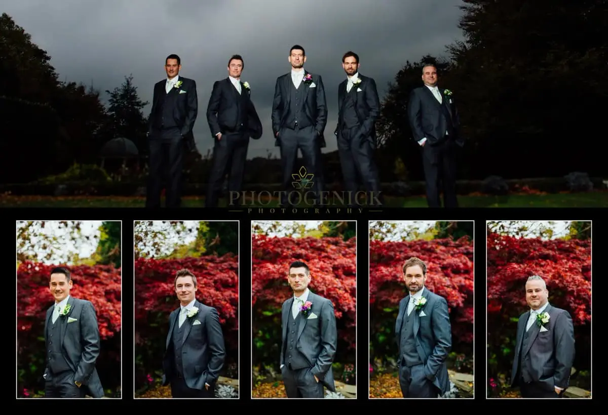 Tom and the boys at Ringwood Hall Hotel, Chesterfield
